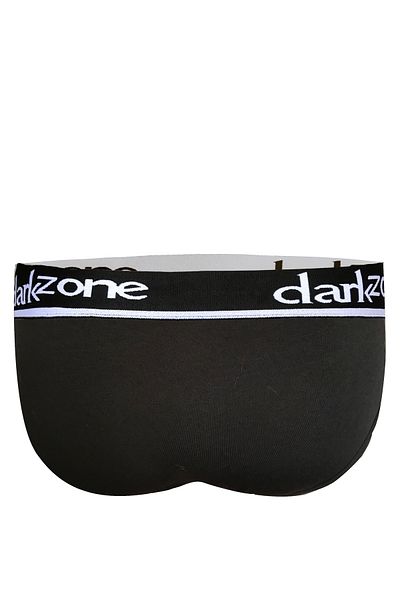 darkzone Ανοιχτό μπροστινό μαύρο ανδρικό slip