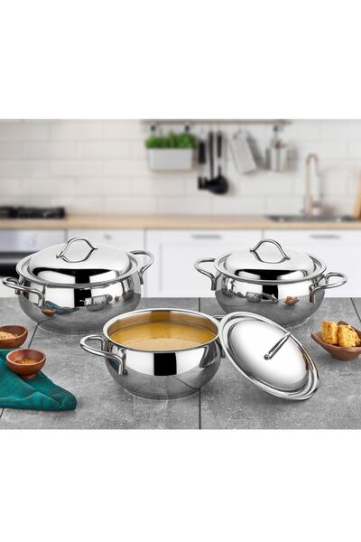 GÜLSANÇELİK Irem 6 Parça Tencere Seti