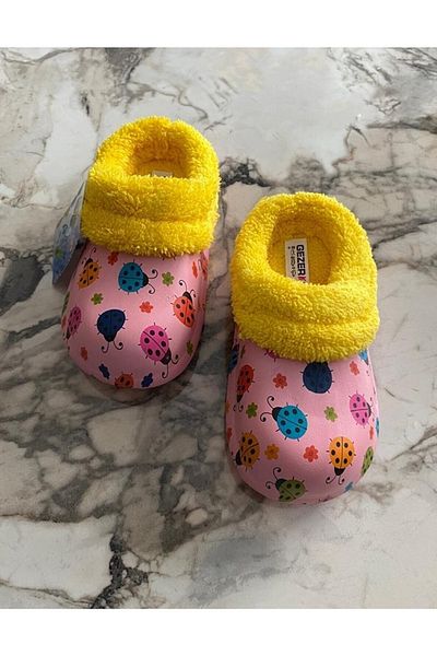 MODA SENİ Εύκαμπτες, ελαφριές, ζεστές εσωτερικές, άνετες, αδιάβροχες παιδικές παντόφλες εσωτερικού χώρου