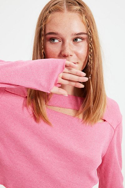 Trendyol Collection Pink Knitted Blouse