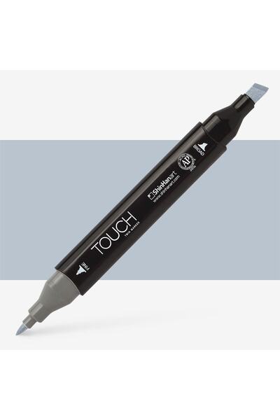 Generic Brand Touch Twin Marker Pen Double Ended Marker Pen Blue Gray Bg3