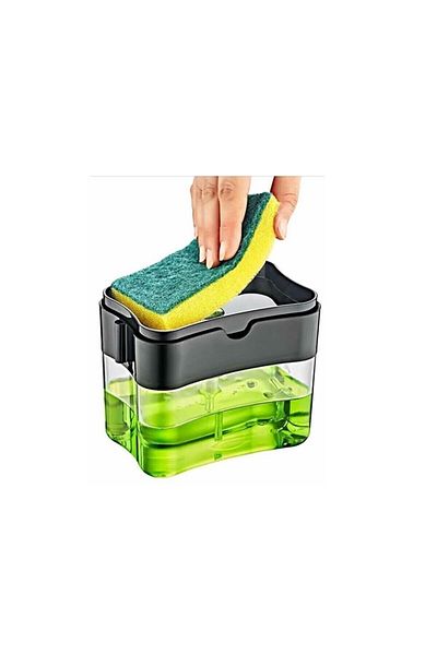 Bee Home Sponge Container Liquid Soap Dispenser with Plastic Pump 750 ml
