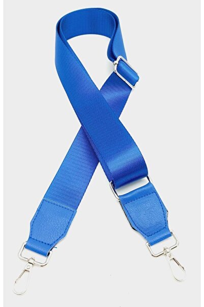 angel çanta aksesuar عمود بوليستر من الجلد الصناعي 120x4 سم ساكس أزرق فضي معدني