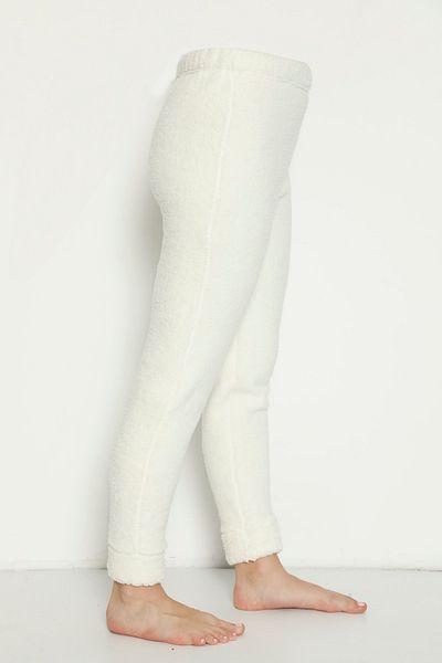 Ladytime Pocketless Luxury Fluffy Polar Winter Pajama Bottoms Cepsizpof