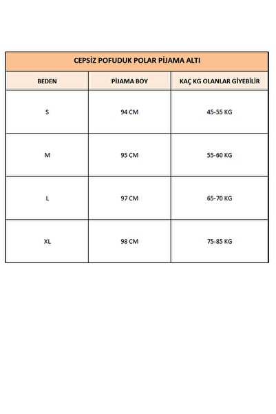 Ladytime Pocketless Luxury Fluffy Polar Winter Pajama Bottoms Cepsizpof