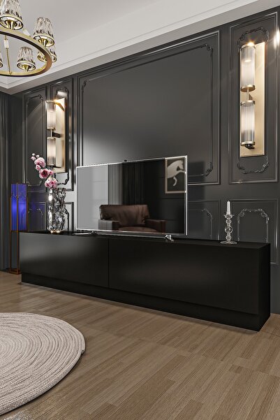 Givayo Mobilya River Tv Ünitesi Siyah 180 Cm