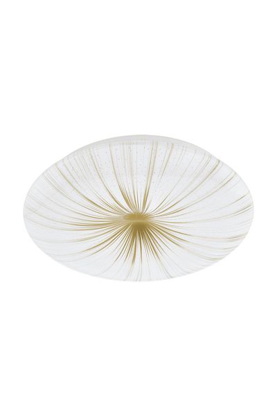 Eglo 900498   - "Nivez 1" White Cast Steel Wall and Ceiling Light, Ip20 Led Max: 10W Bag