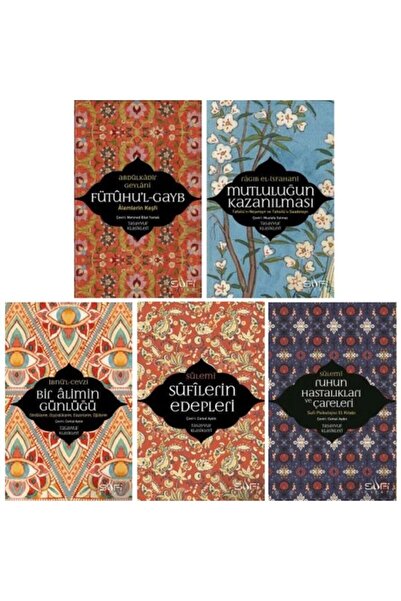 Sufi Kitap Hediyeli - Sufilerin Edepleri Fütuhul Gayb Ruhun Hastalıkları Mutl...