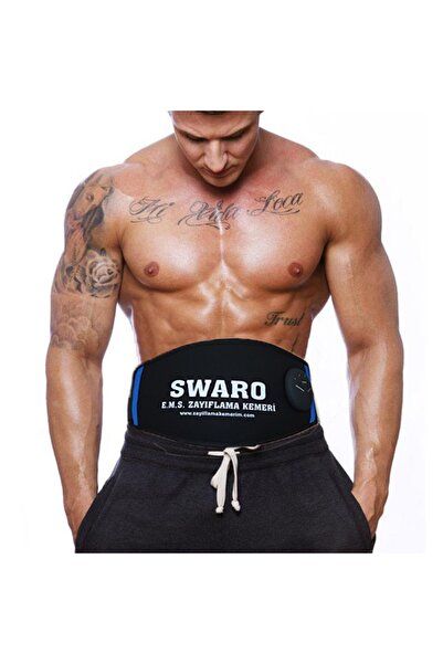 SWARO Şarjlı Kemeri Yag Kas ,sıkılaşma Masaj Titreşim Incelme Egzersiz Yardımcı Göbek Eritme