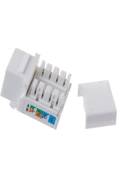 Alfais 5235 Cat6 Rj45 Utp Keystone Patch Panel Için Jack