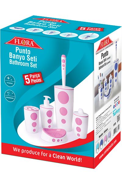 Flora Σετ Μπάνιου Punto (5 Τεμάχια) F325