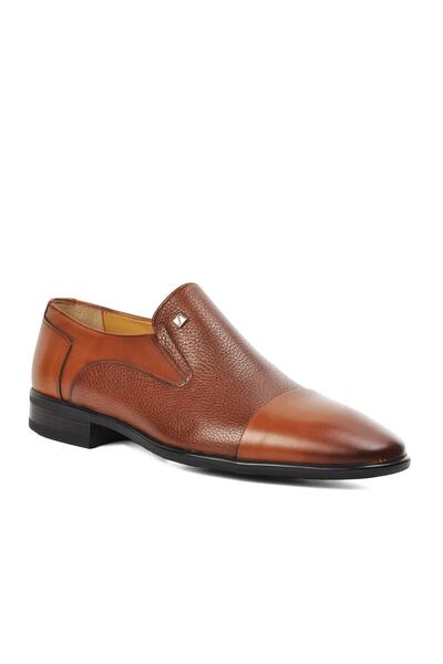 Fosco 2809 Ανδρικά κλασικά παπούτσια από γνήσιο δέρμα Tan