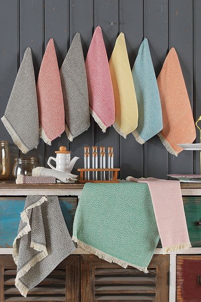 Vagonik Peshkir 30x50 Cm 3-Piece Hand Towel Set 100% Cotton