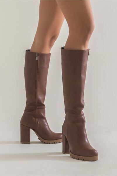 Ataköy Ayakkabı Kadın Topuklu Çizme