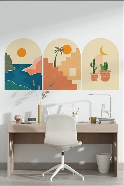 Grafikup Autocolant de perete boho