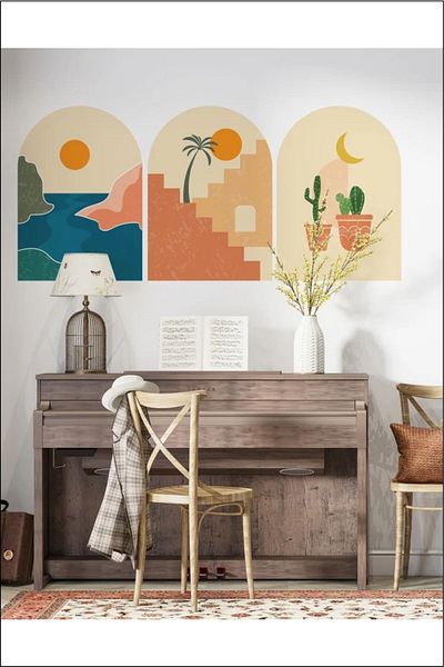 Grafikup Autocolant de perete boho
