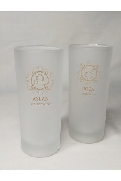 EratCo Burçlara Özel Yeni Tasarım Kişiye Özel Sevgililer Günü Hediyesi Buzlu ...