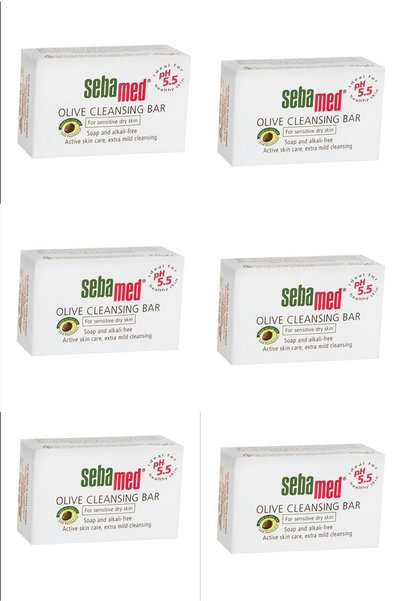 Sebamed صابون زيت الزيتون المضغوط 150 جرام 6 قطع