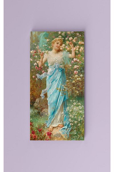Carmen Hans Zatzka - Ζωγραφική σε καμβά Moon And Girl - Αριστουργήματα
