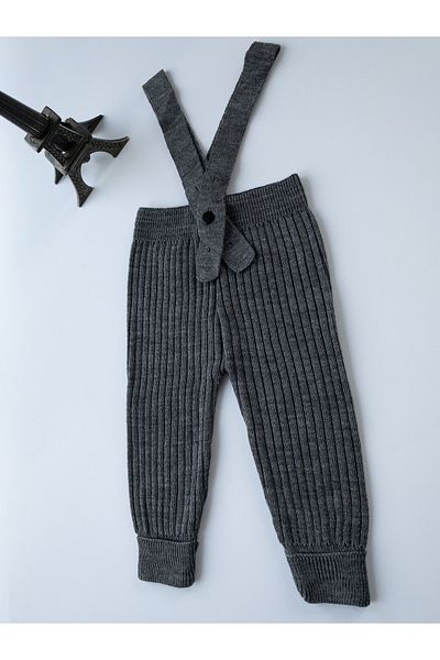 gogo bici Smoke Colored Adjustable Cross Strap Baby Kids Tights Salopet