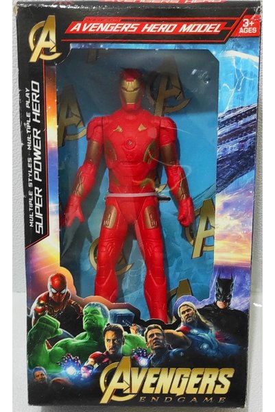 Brother Toys Işıklı Eklemleri Hareketli Kaliteli 17 Cm. Ironman Demir Adam Fi...