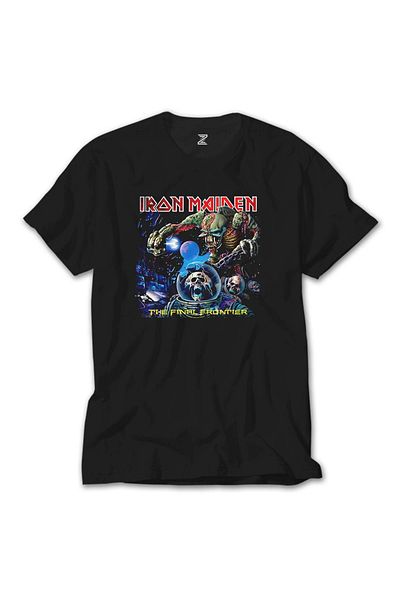 Z zepplin Tricou negru Iron Maiden The Final Frontier
