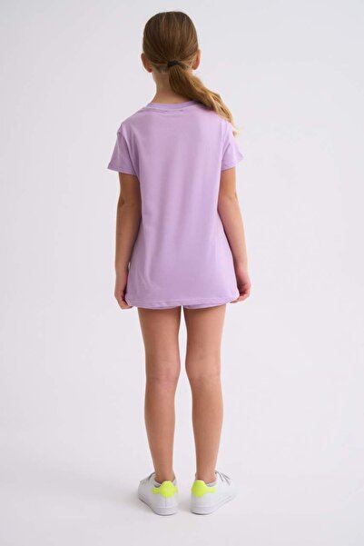THERECOLOR Organic Lilac T-Shirt Short Sleeve for Girls