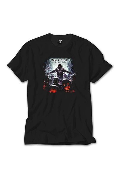 Z zepplin Disturbed The Lost Children Μαύρο T-Shirt