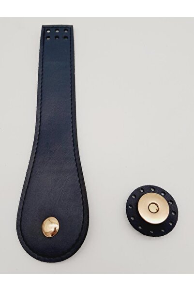 angel çanta aksesuar Mornarsko plava svetlozlatna metalna Prirodna koža kugla...