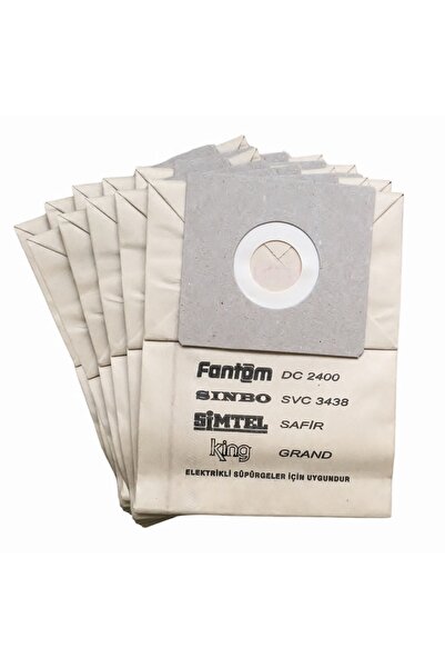 Fantom Dc 2000 Carbon Uyumlu Süpürge Toz Torbası 20 Adet