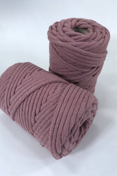 Hobigram Koyu Pudra Makrome Ip Kordon Kaytan Dokuma Ip Sepet Supla Salıncak Çanta Paspas Ipi Tress 10 Metre