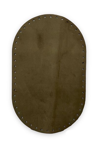 alfa tasarım atölyesi Genuine Leather Bag Base (20X12,5 CM) - Bag Accessory Khaki Color