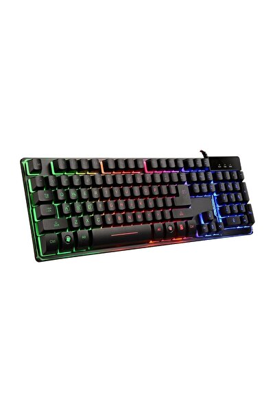 gaman K9 Rgb Led Işıklı Oyuncu Klavyesi Gaming Klavye Switch Rainbow