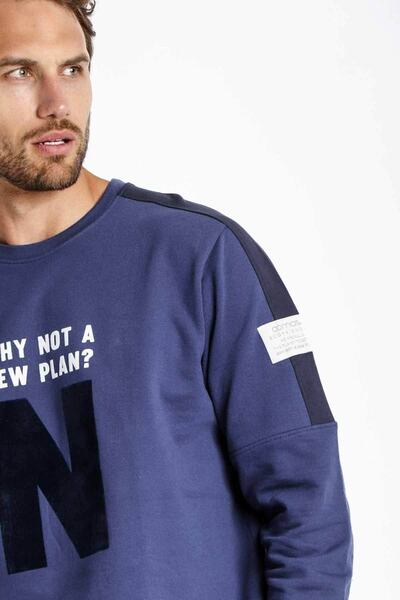 AYYILDIZ 56544 Erkek Mavi Pijama Takımı