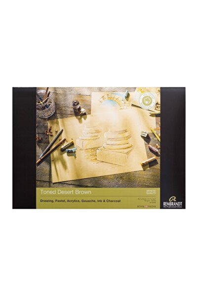Rembrandt Тонкий папір для малювання Desert Brown A3 - Бежевий папір - 50 арк...