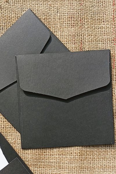 Dekorden 15x15 Cm Square Luxury Invitation Envelope - 100 Pieces