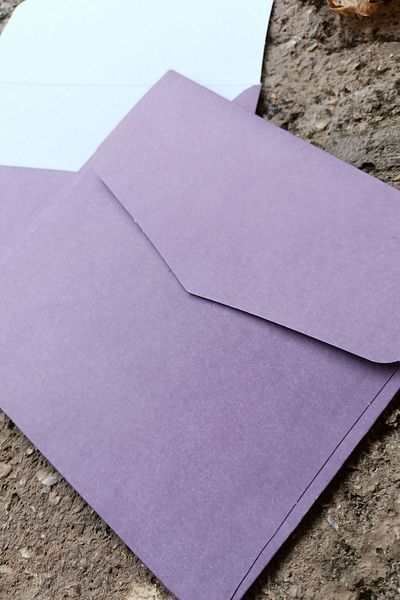 Dekorden 15x15 Cm Square Luxury Invitation Envelope - 100 Pieces
