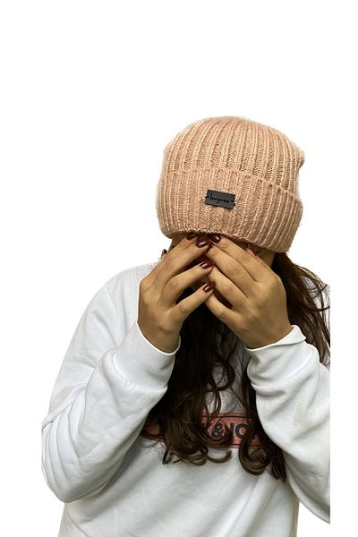 laviyonsa 2-Piece Knitted Wool Winter Beanie
