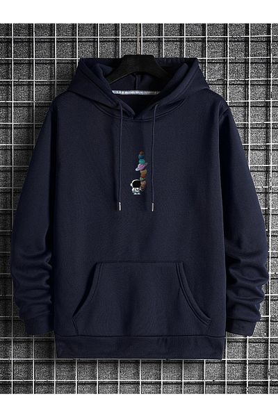 DAXİS Sportwear Company Φούτερ με στάμπα Unisex Oversize με κουκούλα