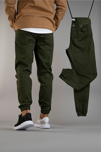 bombe   Slim Fit Ανδρικό Pantalon Slim Fit Khaki