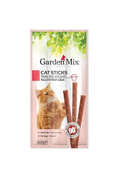 Gardenmix Kuzu Etli Kedi Stick Ödül 3*5g 10 Adet