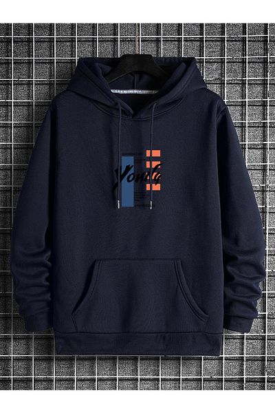 DAXİS Sportwear Company Hanorac oversize cu glugă imprimat