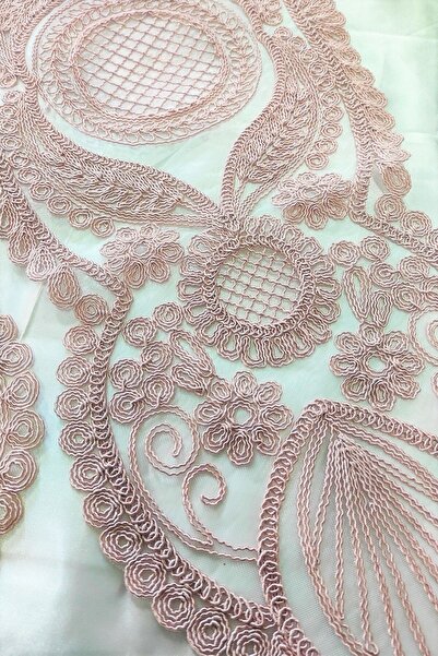 Çt Çeyizci Tekstil 3 Parça Masa Örtüsü, 3 Parça Salon Oda Takımı, Dantelli 3 Parça Oda Takımı