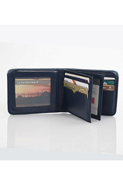 HighClass Ruby Erkek Mavi Deri Cüzdan