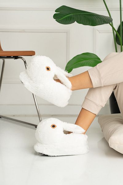 Mrt Shoes Λούτρινα Unisex Rabbit Slippers Home Παπούτσια
