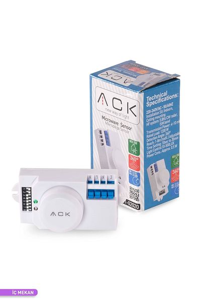 ACK 360 Degree Microwave Radar Sensor 220v