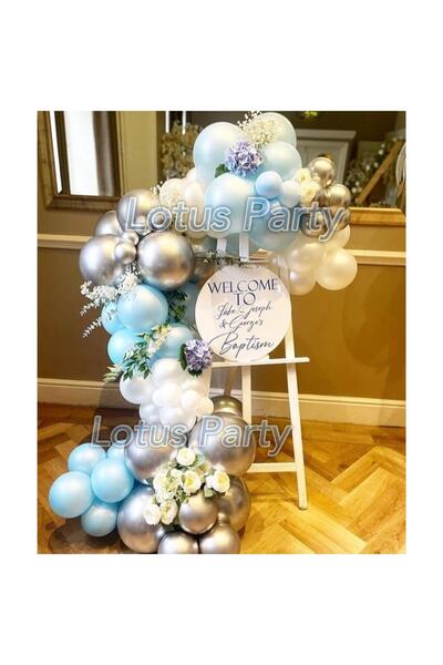 LOTUS PARTY 50 Adet Hastane Oda Süsleme Özel Gün Temalı Balon Zinciri Seti ( ...