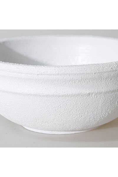 Selim Vitale Large Bowl White