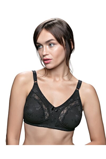 AYCI Siyah Cherry Dantel Toparlayıcı / Minimizer Sütyen