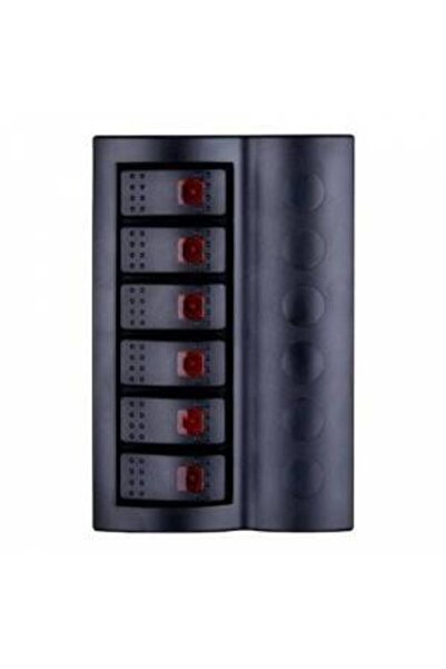Genel Markalar Bfy Otomatik Sigortalı Ve Işıklı Switch Panel 6 Anahtarlı